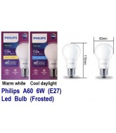 Philips A60 6W E27 Led Bulb (Frosted)